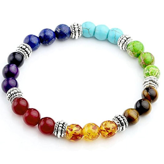 7 Chakra Stones Bracelet-Couple and Girlfriend Gift